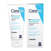 CeraVe SA, regenerujący krem do stóp z ceramidami do skóry bardzo suchej, 88 ml
