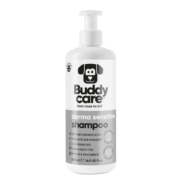 Buddycare Buddycare, delikatny szampon dla psów, derma sensitive, 500 ml — Składniki i ocena