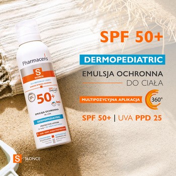 Pharmaceris S, emulsja ochronna dla niemowląt i dzieci SPF50+, 150 ml
