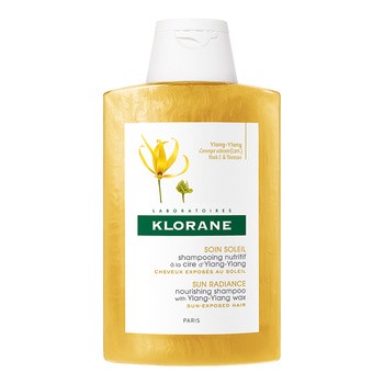Klorane Pielęgnacja Słoneczna, szampon na bazie wosku Ylang-Ylang, 200ml