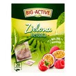 Big-Active, Zielona herbata w torebkach z maliną i marakują, 30 g (1,5 g x 20 szt.)