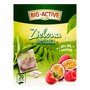 Big-Active, Zielona herbata w torebkach z maliną i marakują, 30 g (1,5 g x 20 szt.)