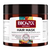 Biovax Botanic, maska intensywnie regenerująca, ocet jabłkowy, rozmaryn, 250 ml