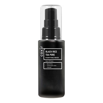 Coxir Black Rice TXA Pore Purifying Mask, maska oczyszczająca do twarzy, 50 ml
