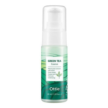 Ottie Green Tea Essence, nawilżająca esencja do twarzy z zieloną herbatą, 40 ml