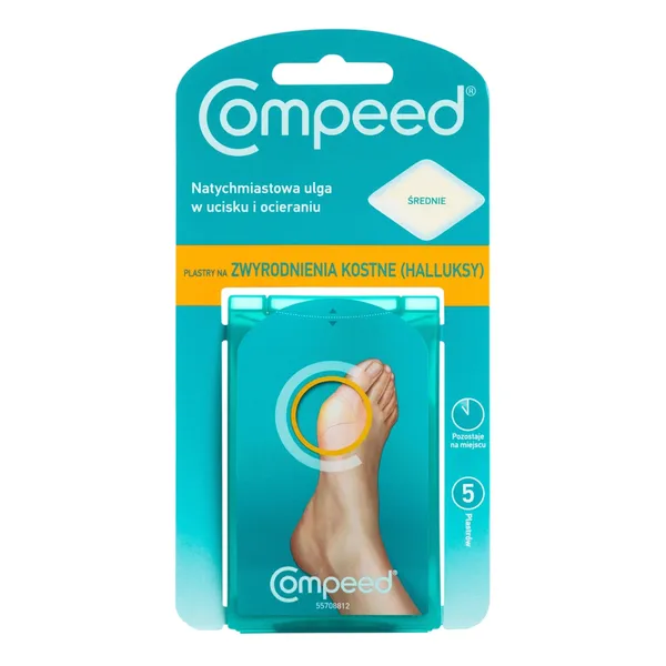 Plastry na halluksy 5 szt. [Compeed]