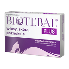 Biotebal PLUS włosy, skóra, paznokcie, tabletki, 40 szt. (30 szt. + 10 szt.)