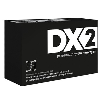 DX2, wzmacniający włosy, przeznaczony dla mężczyzn, kapsułki, 30 szt.