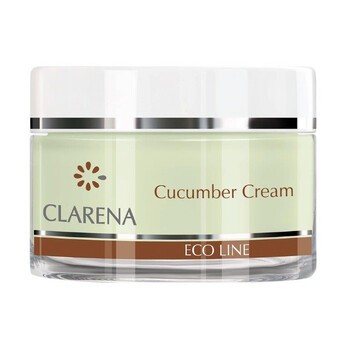 Clarena Cucumber Cream, krem oczyszczający z ogórkiem, 50 ml