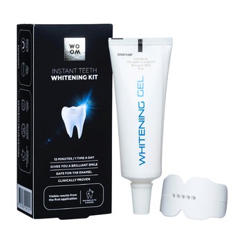 Woom, Zestaw do wybielania zębów, 30 ml + 1x silikonowa nakładka na zęby