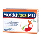 Fiorda Vocal MD, pastylki do ssania o smaku pomarańczowym, 30 szt.