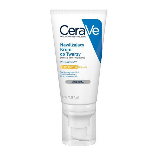 CeraVe CeraVe, feuchtigkeitsspendend Gesichtscreme SPF 50, 52 ml