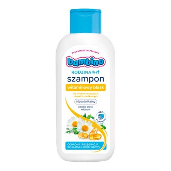 Bambino Rodzina, szampon witaminowy blask, 400 ml