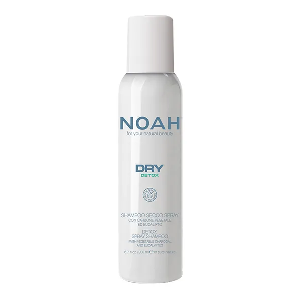 Сухой шампунь Noah Dry Detox с растительным углём, для волос, склонных к жирности, 200 мл