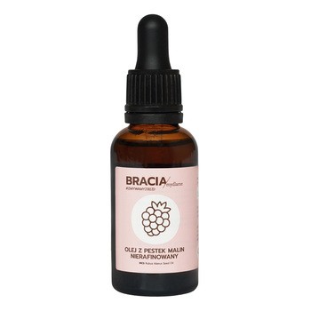 Bracia Mydlarze, olej z pestek malin nierafinowany, 30 ml