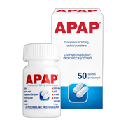 Apap, 500 mg, tabletki powlekane, 50 szt.