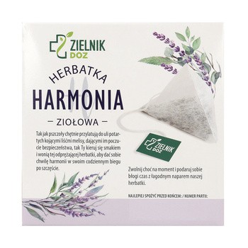 ZIELNIK DOZ Herbatka ziołowa Harmonia, 1,3 g, 20 szt.
