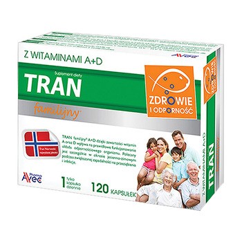 Avec Pharma Tran familijny A+D, kapsułki, 120 szt.