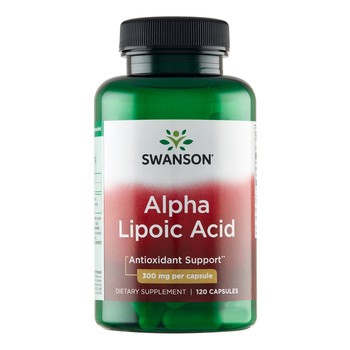 Swanson ALA kwas alfa liponowy, 300 mg, kapsułki, 120 szt.