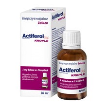 ActiFerol Fe krople, zawiesina doustna, 30 ml