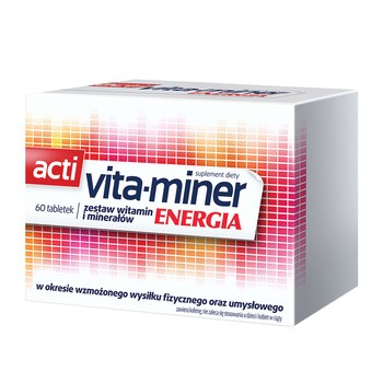 Acti Vita-miner Energia (Vita miner Energia), tabletki, 60 szt.