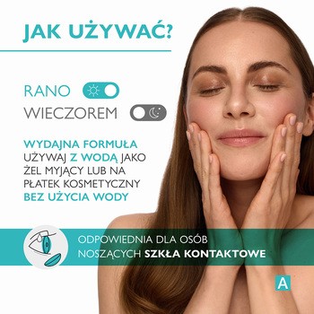 Pharmaceris A Physiopuric - gel, żel myjący z kwasem hialuronowym do twarzy i okolic oczu, 190 ml