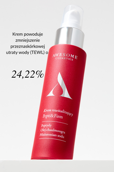 Awesome Cosmetics Pepti & Firm, rewitalizujący krem peptydowy, 50 ml