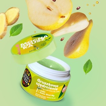 Farmona Tutti Frutti Mocna Gruszka, ujędrniający peeling cukrowy, 300 g