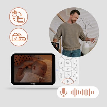 Lionelo Babyline 3.4, niania elektroniczna, 1 szt.