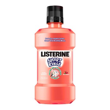 Listerine Smart Rinse Mild Berry, płyn do płukania jamy ustnej, 250 ml
