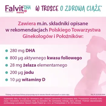 Falvit Mama 2 DHA, kapsułki, 30 szt.