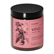 Flagolie 4 Seasons, świeca sojowa, wiśnia, 120 g