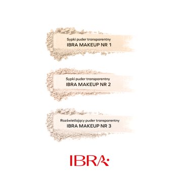 Ibra, sypki puder transparentny, nr 2, 12 g