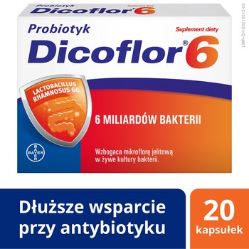 Dicoflor 6, kapsułki, 20 szt.
