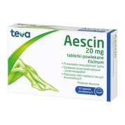Aescin, 20 mg, tabletki powlekane, 30 szt.