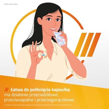 Ketonal Active, 50 mg, kapsułki twarde, 20 szt.