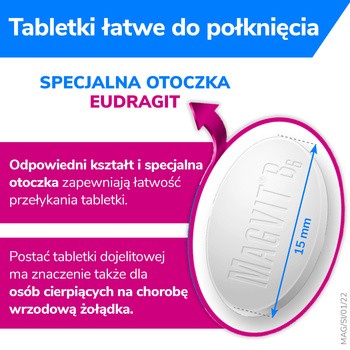 Magvit B6, tabletki dojelitowe, 50 szt.