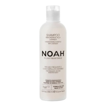 NOAH Strenghtening Shampoo, szampon wzmacniający do częstego stosowania, z lawendą, 250 ml