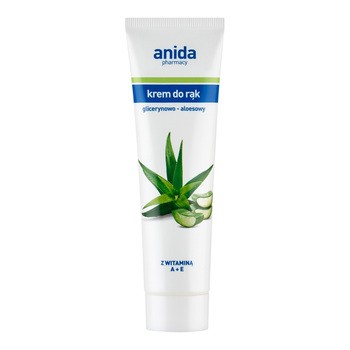 Anida, krem do rąk glicerynowo-aloesowy, 100 ml
