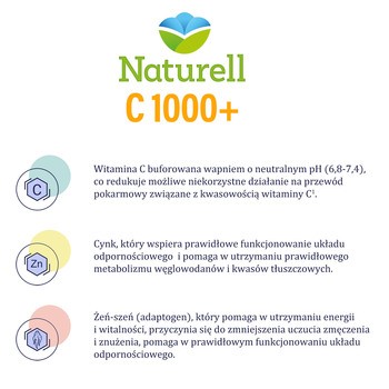 Naturell C 1000+, kapsułki, 30 szt.