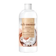 Eveline Cosmetics Rich Coconut, nawilżający kokosowy płyn micelarny i tonik 2w1, 500 ml        