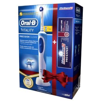 Zestaw Promocyjny Oral-B Precision Clean, szczoteczka elektryczna 1szt. + pasta do zębów GRATIS