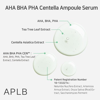 APLB AHA BHA PHA Centella Ampoule, serum do twarzy, 40 ml