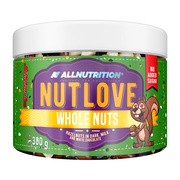 Allnutrition Nutlove Whole Nuts, orzechy laskowe w czarnej, mlecznej i białej czekoladzie, 300 g        