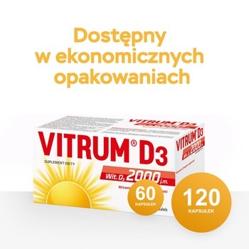 Vitrum D3 2000, kapsułki, 60 szt.