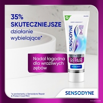 Sensodyne Clinical Repair Active White, pasta do zębów, 75ml