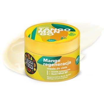 Tutti Frutti, regenerujące masło do ciała, Mango i Trawa Cytrynowa + Nutri Shot E+F, 200 ml