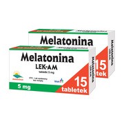 Zestaw 2 x Melatonina Lek-AM, 5 mg, tabletki, 15 szt. https://azcdn.doz.pl/image/d/product/972c2b69-scale-180x180.png