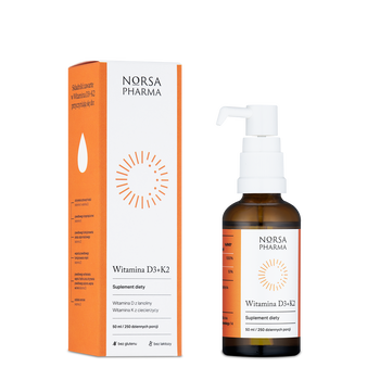 Norsa Pharma Witamina D3+K2, płyn, 50 ml