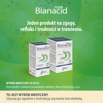 NeoBianacid Nadkwaśność i Refluks, tabletki do ssania, 45 szt.